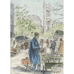 The bird market - Eugène-Louis Véder