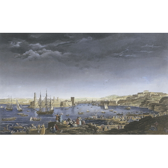 The entrance to the port of Marseille (1754) - Claude-Joseph Vernet