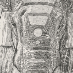Éléphant du temple de Siva (Indes anglaises) - Paul Jouve
