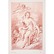 Panneau, figure, époque Louis XV - Femme nue couronnée de fleurs