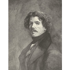Portrait d'Eugène Delacroix