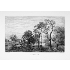 Engraving Landscape