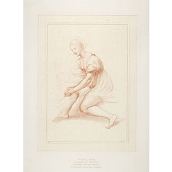 Engraving Study of the Virgin for the holy family of Francis I - Raphael