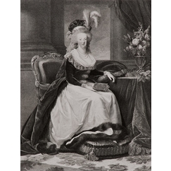Portrait of Marie-Antoinette, Queen of France - Vigée-Lebrun