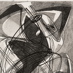 Engraving Kneeling character - Stanley William Hayter