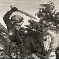 Combat de cavaliers - Léonard de Vinci