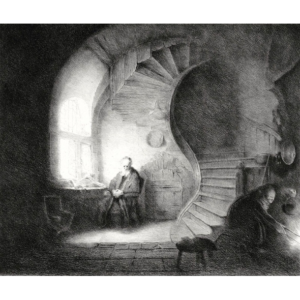 Le philosophe en méditation - Rembrandt