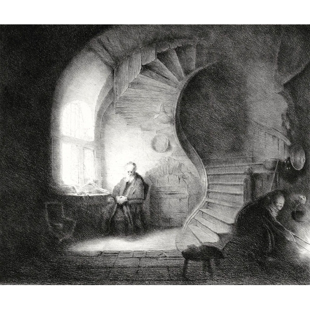 Le philosophe en méditation Rembrandt Boutiques de Musées