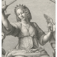 Engraving Justice - Raphael