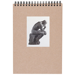 Carnet de croquis - Rodin "Le penseur"