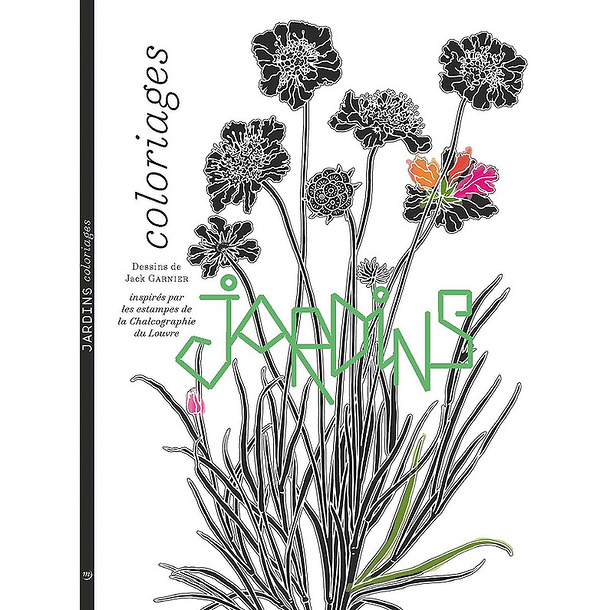 Jardins, carnet de coloriages