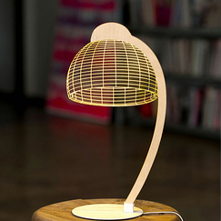 Lampe Dome effet 3D