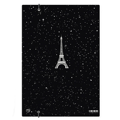Folder 25 x 35 cm Paris Glitters