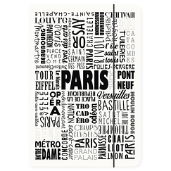 Elastic folder Paris Typo