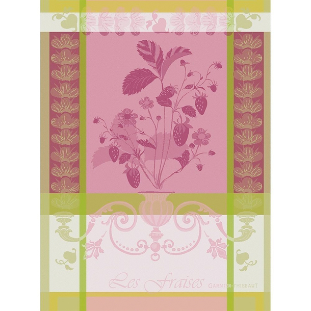 Towel Strawberry - Garnier-Thiebaut