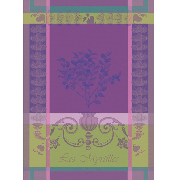 Towel Blueberries - Garnier-Thiebaut