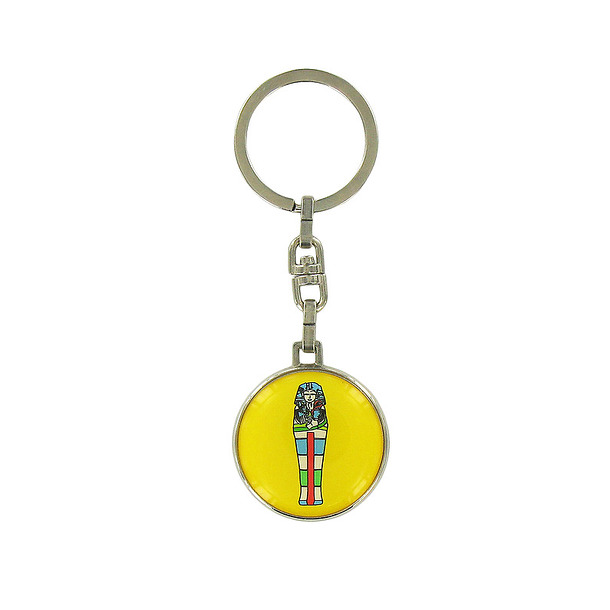 Porte-clés Hiéroglyphes jaune