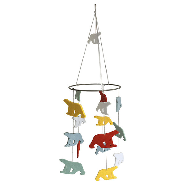 Mobile Ours Pompon