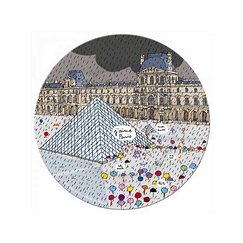 "Paris - Musée du Louvre" - Plate