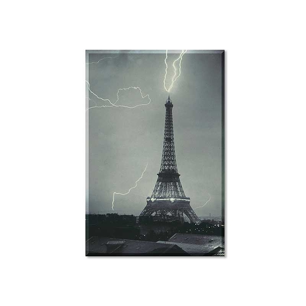 Magnet "Tour Eiffel foudroyée"