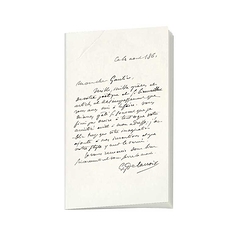 Set of 3 Small Notebooks Delacroix - Letter to Théophile Gautier