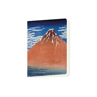 Cahier Hokusai Fuji rouge