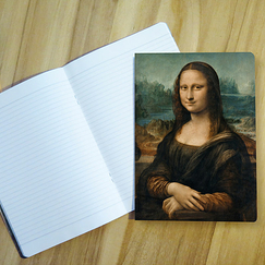 Notebook da Vinci - Portrait of Mona Lisa