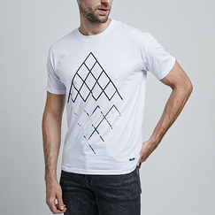 Mixed Louvre Pyramid T-shirt