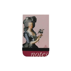 Calepin "Marie-Antoinette à la rose" - 6 x 9,5 cm
