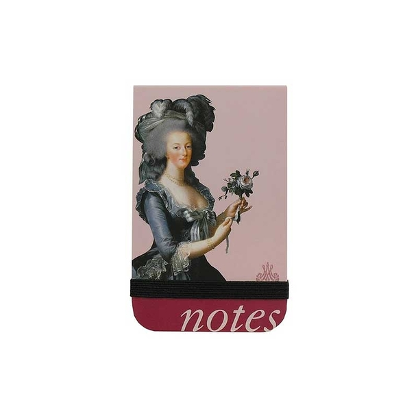 Pocket Notebook Vigée Le Brun - Portrait of Marie Antoinette with the Rose
