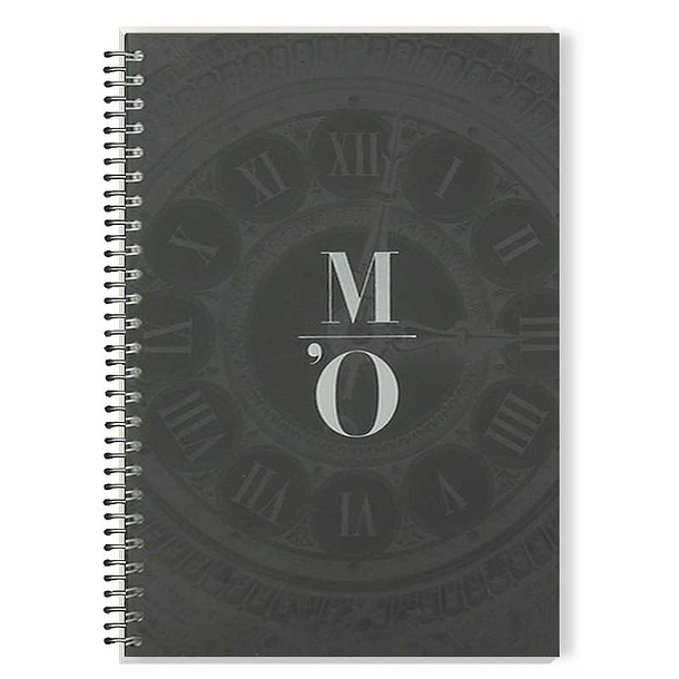 Orsay Museum's clock - Spiral notebook
