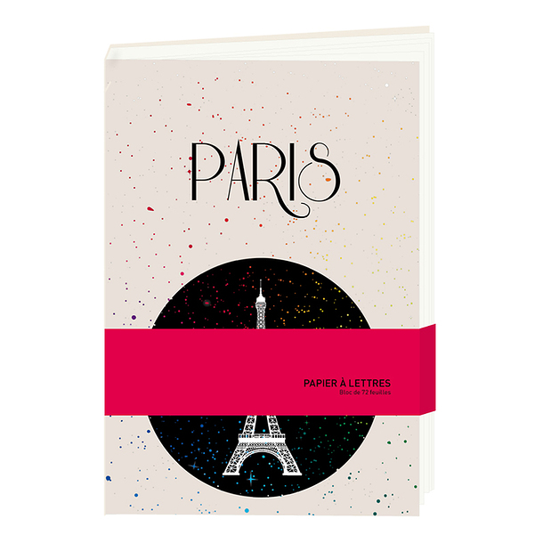 Writing Paper Pad Paris Glitters