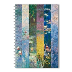 Cahier à spirale Monet Nymphéas