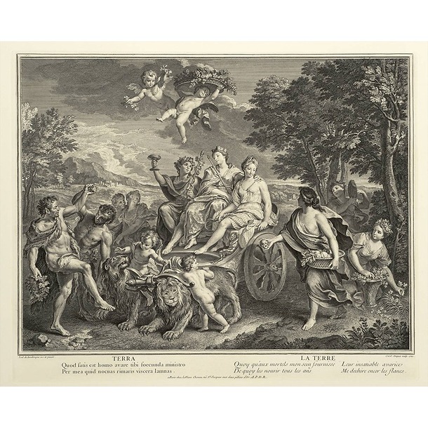 La terre. Triomphe de Cybèle, de Cérès et de Bacchus