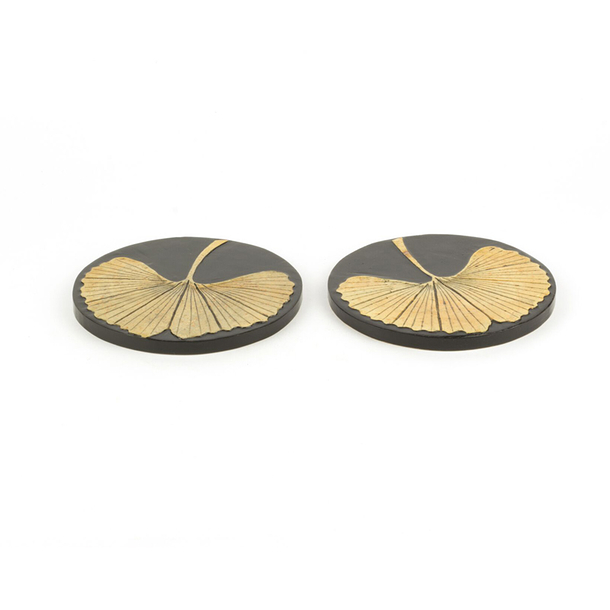2 Gingko Coasters