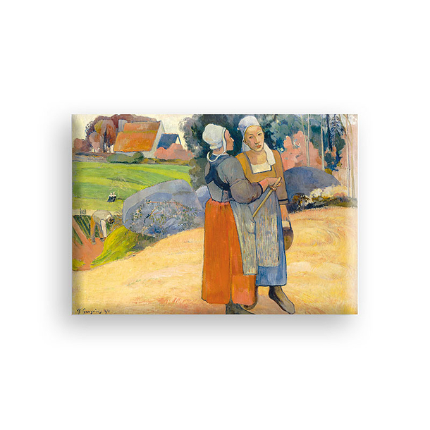 Gauguin "Breton Peasant Women" - Magnet