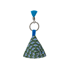 Keyring Berlingot Art nouveau Plumes