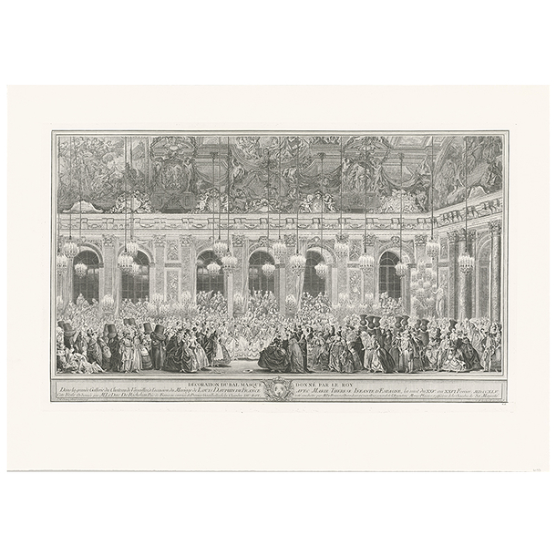 Bal masqué donné à Versailles