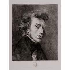 Portrait de Chopin - Delacroix
