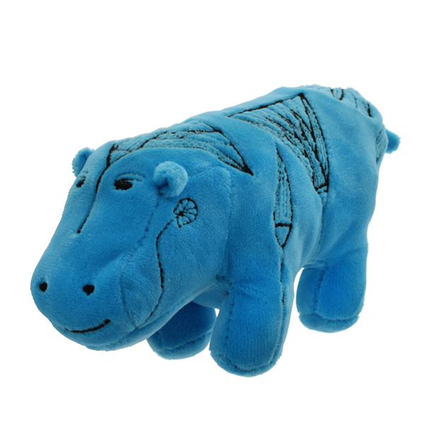 Plushie Hippopotamus blue - Small Model