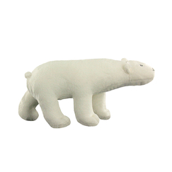 Peluche Ours blanc Pompon - Petit Modèle