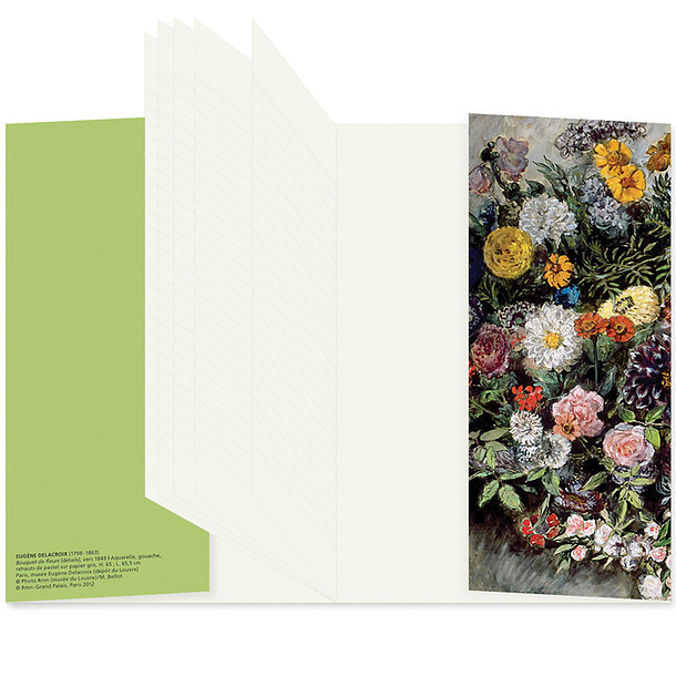 Delacroix Bouquet De Fleurs Notebook