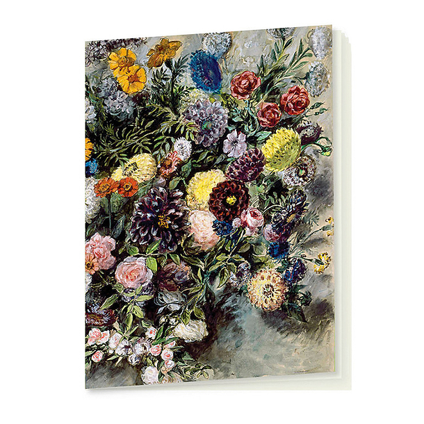 Delacroix Bouquet De Fleurs Notebook