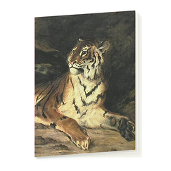 Cahier - Delacroix "Jeune tigre jouant avec sa mère"