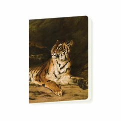 Cahier Eugène Delacroix - Jeune tigre jouant avec sa mère, 1830