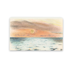 Carnet de croquis - Delacroix "La Mer au coucher du soleil"