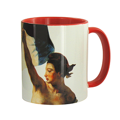 Mug Delacroix La Liberté guidant le peuple - Rouge