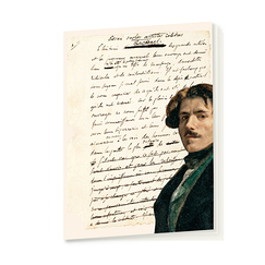 Cahier - Delacroix "Autoportrait au gilet vert"