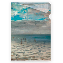 The Sea from the Heights of Dieppe Delacroix Clear file - A4