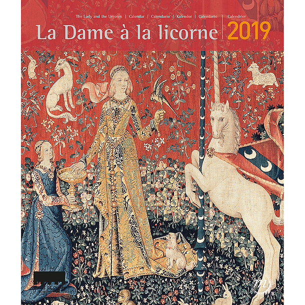 Calendrier petit format - La Dame à la licorne 2019